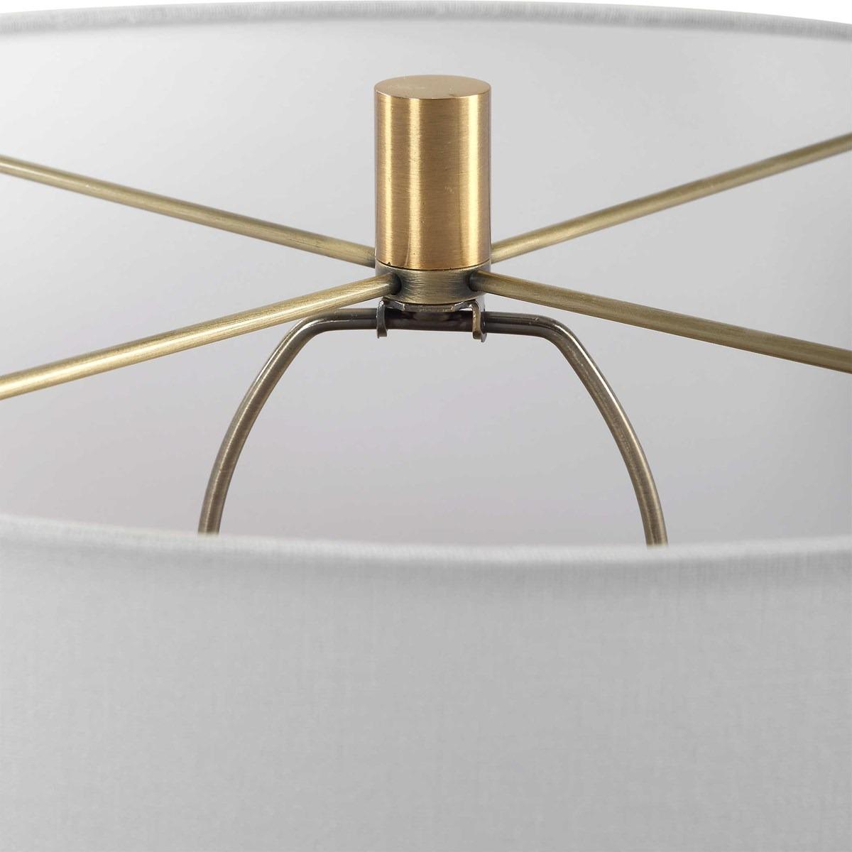 Moher Glossy Blue Table Lamp