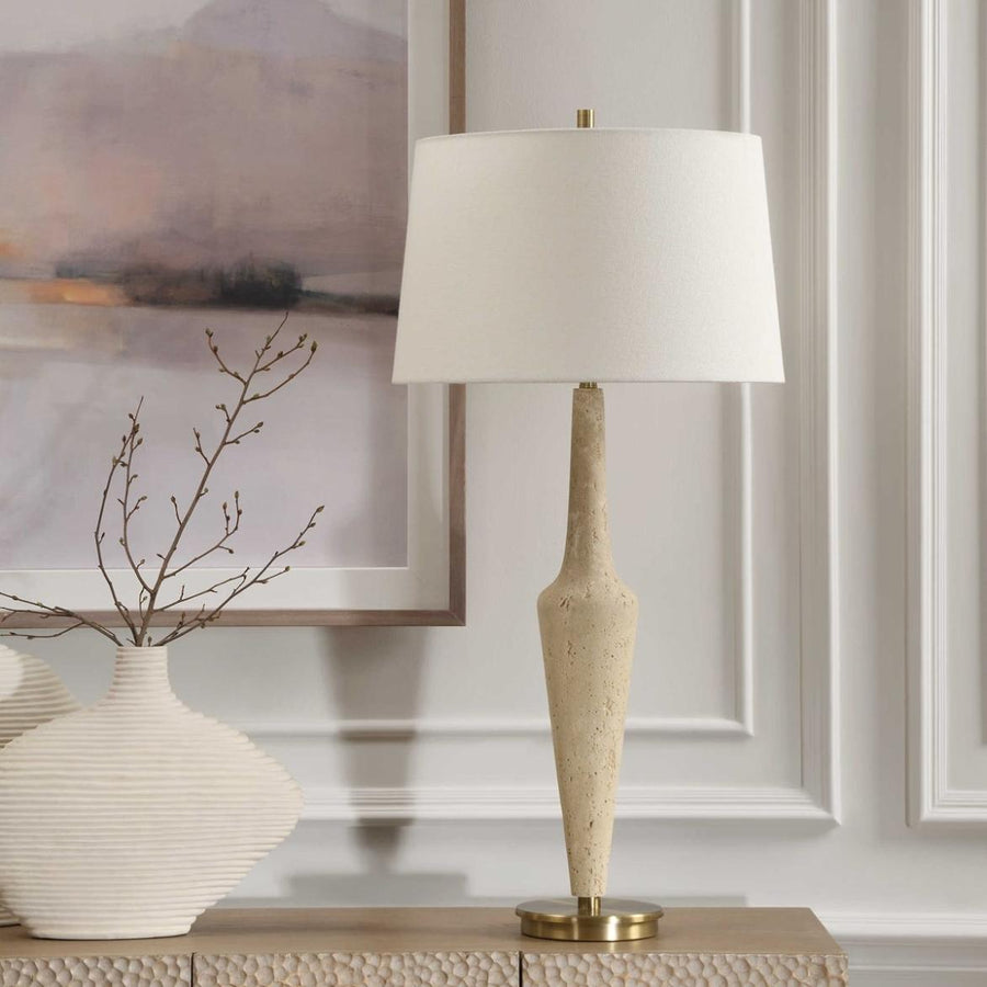 Juliet Travertine Table Lamp