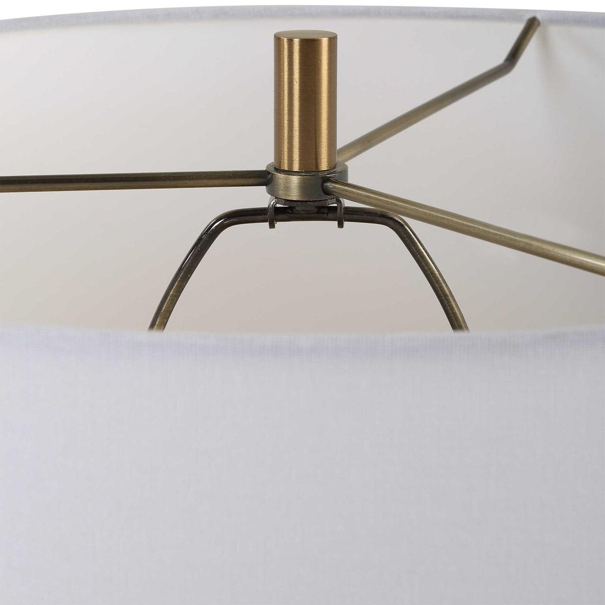 On Edge Chalk White Table Lamp