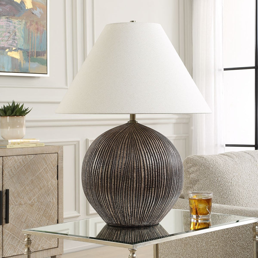 Sayre Dark Brown Table Lamp