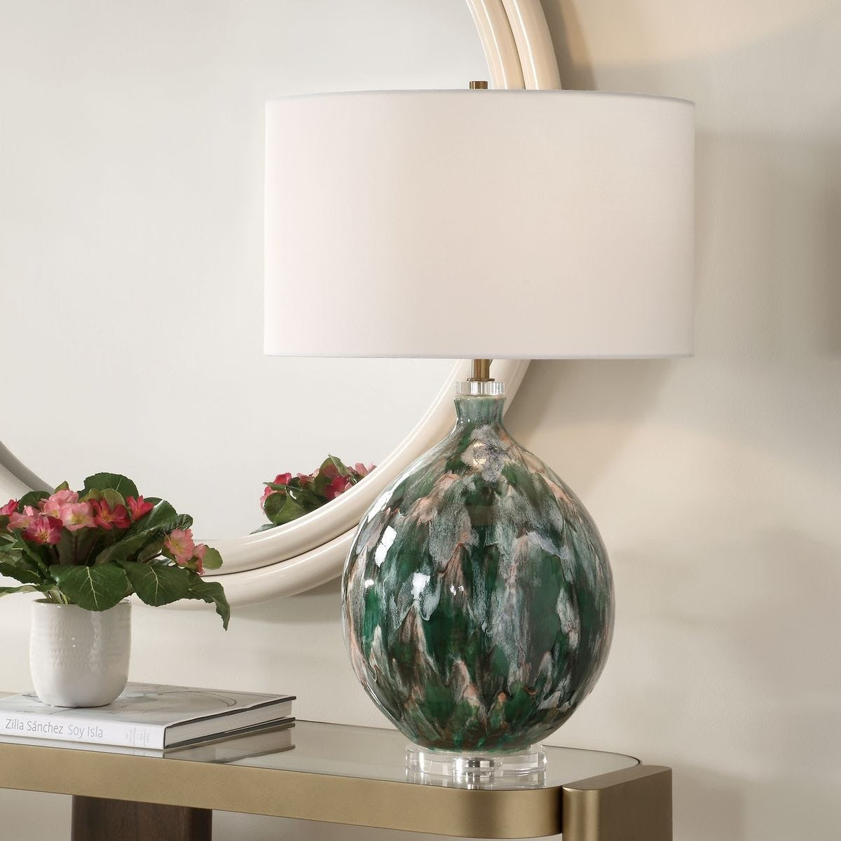 Mihaela Drip Glaze Table Lamp