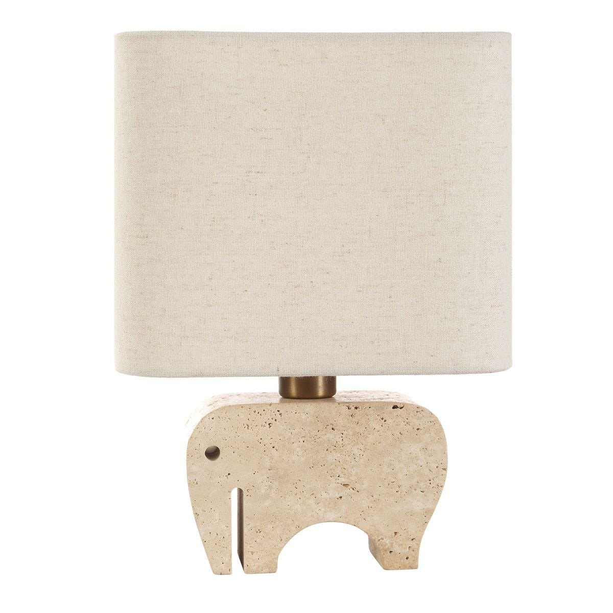 Tusk Travertine Accent Lamp