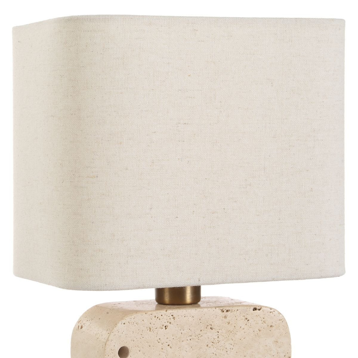 Tusk Travertine Accent Lamp