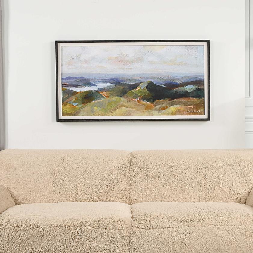 Above the Lakes Framed Landscape Print