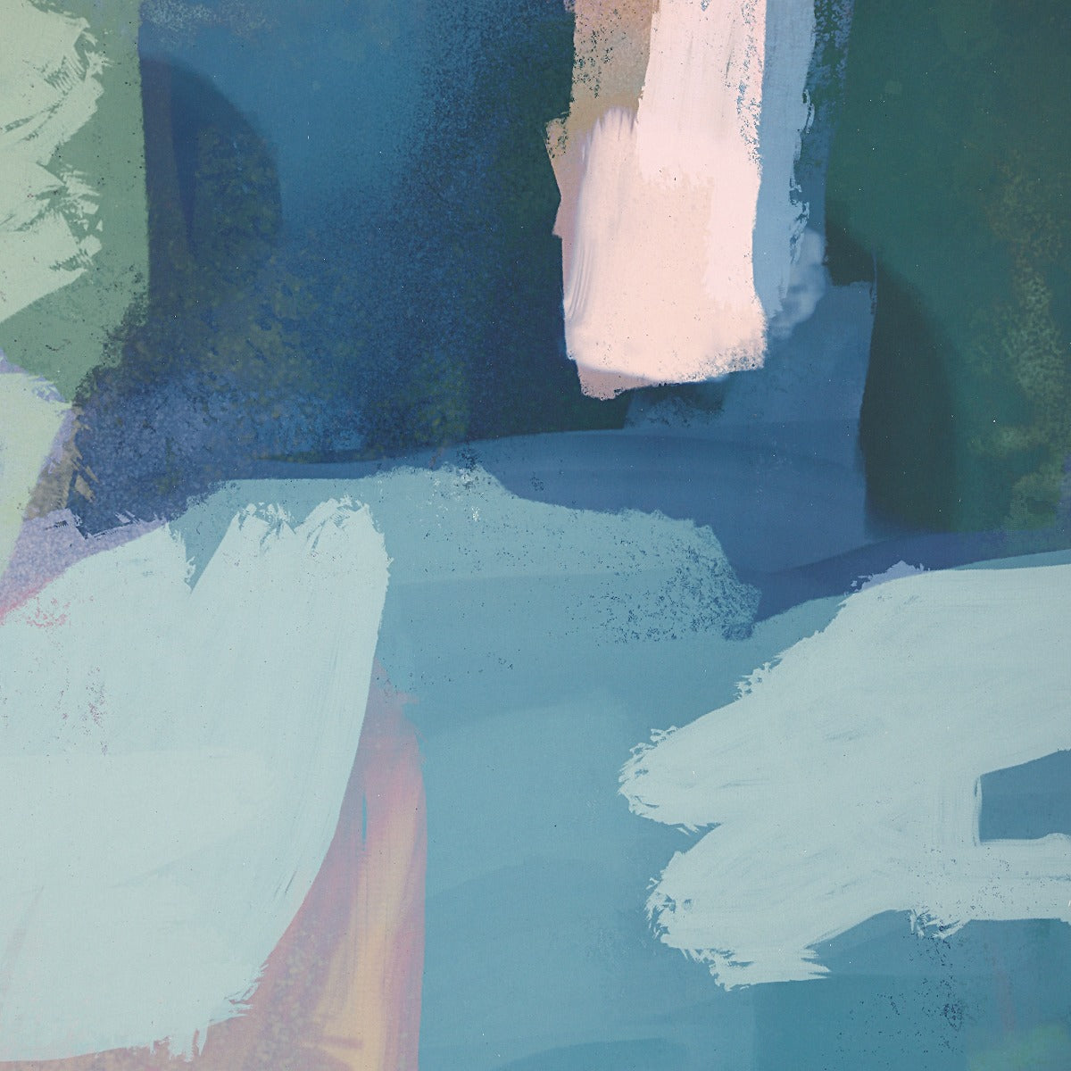 Continue On Abstract Framed Print
