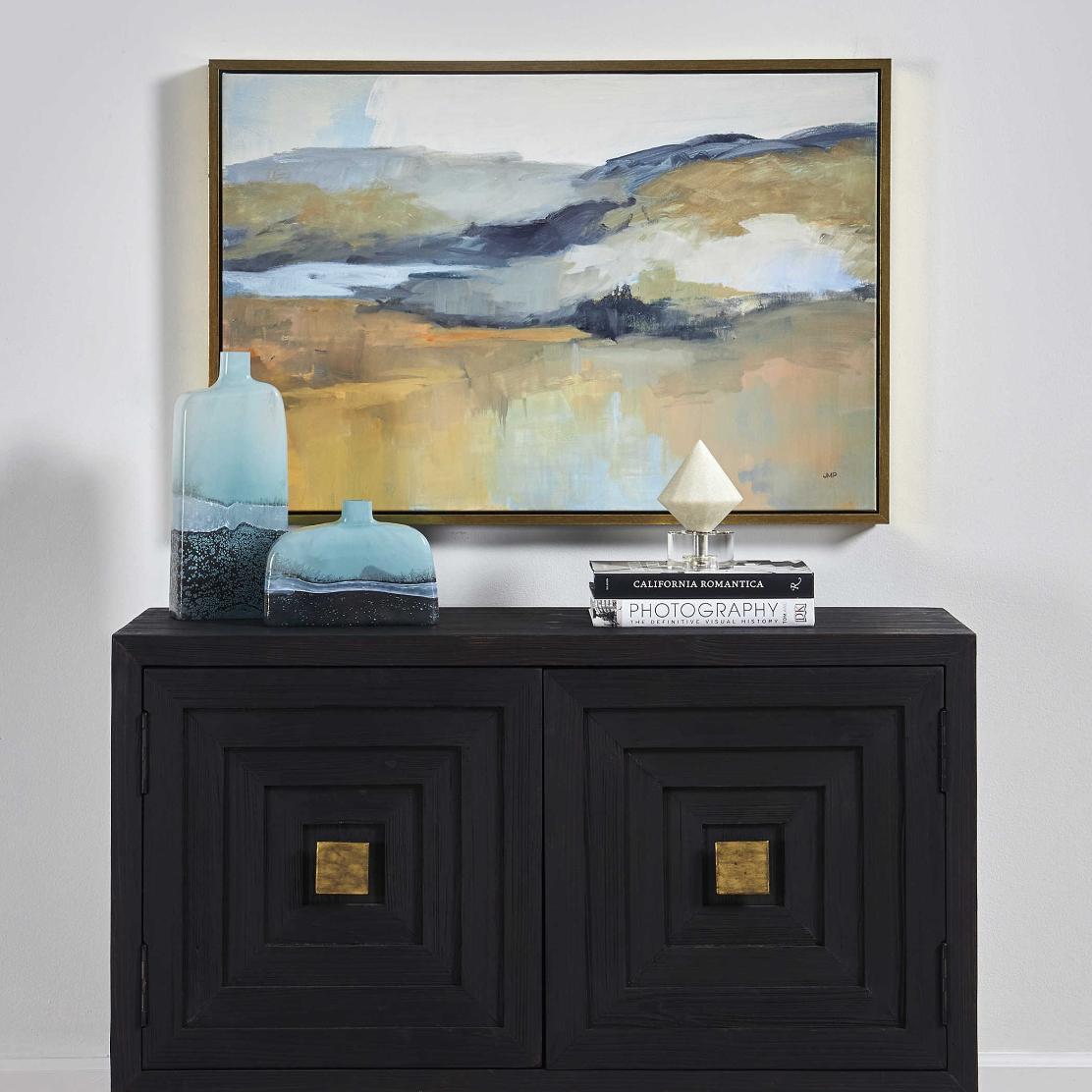 Folded Hills Framed Landscape Art