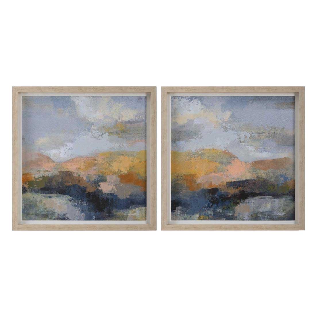 Dusk Framed Prints – Set of 2