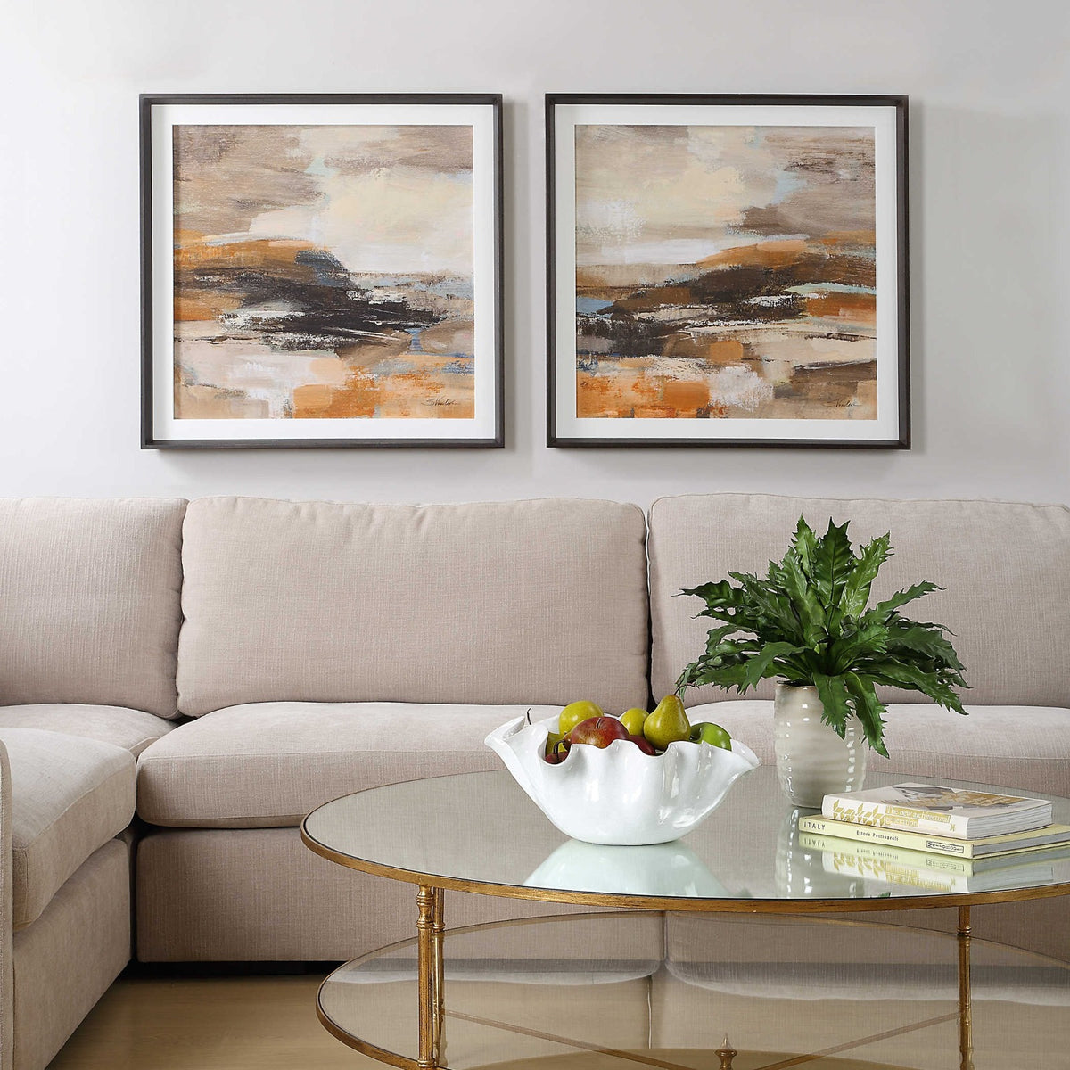 Cinnamon Shore Framed Prints – Set of 2