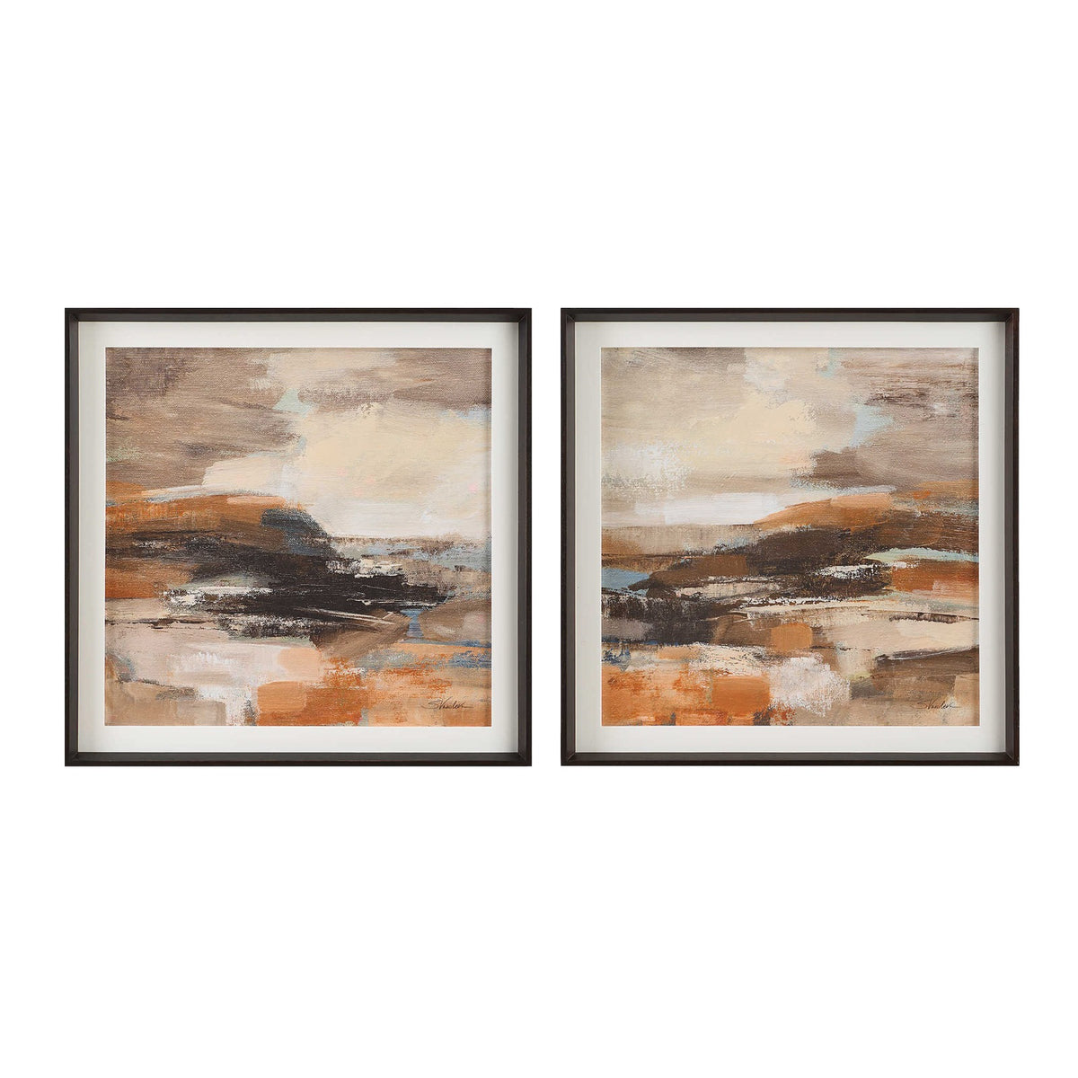 Cinnamon Shore Framed Prints – Set of 2