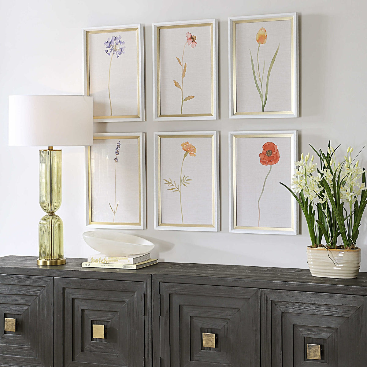 Wild Flourish Framed Prints – Set of 6
