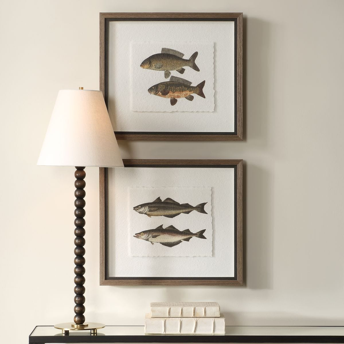 The Catch Framed Fish Prints – Set of 2