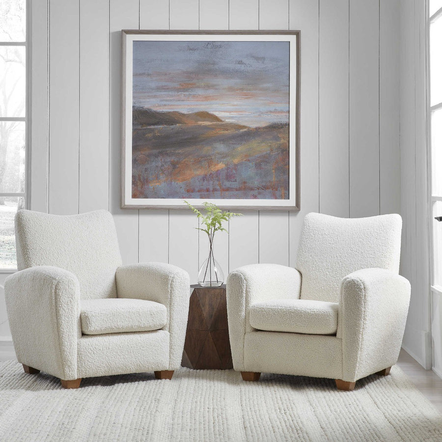 Dawn on the Hills Framed Print
