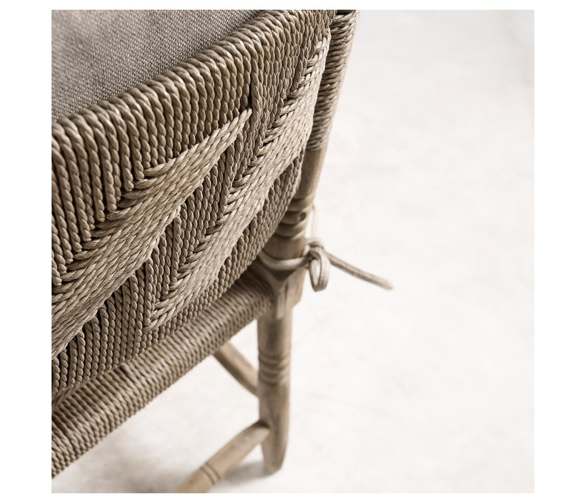 Sagehill Rush Seat Arm Dining Chair