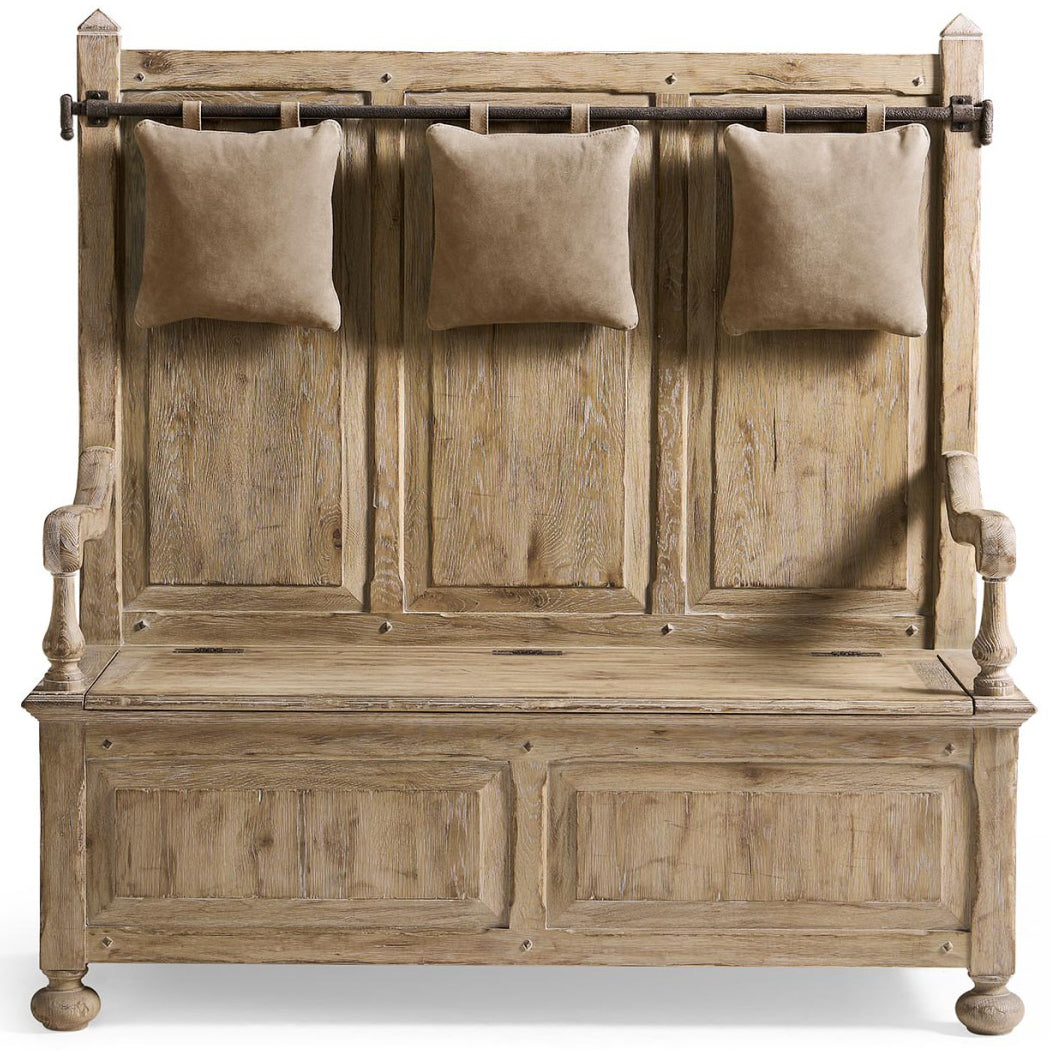 Sagehill Hall Bench in Leather