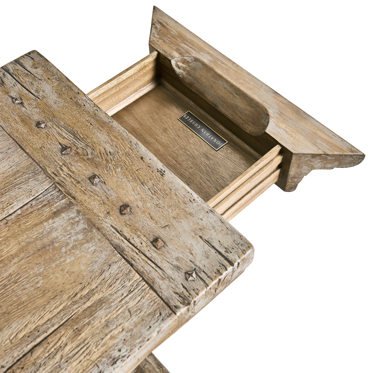 Caldera Pedestal-Base Side Table