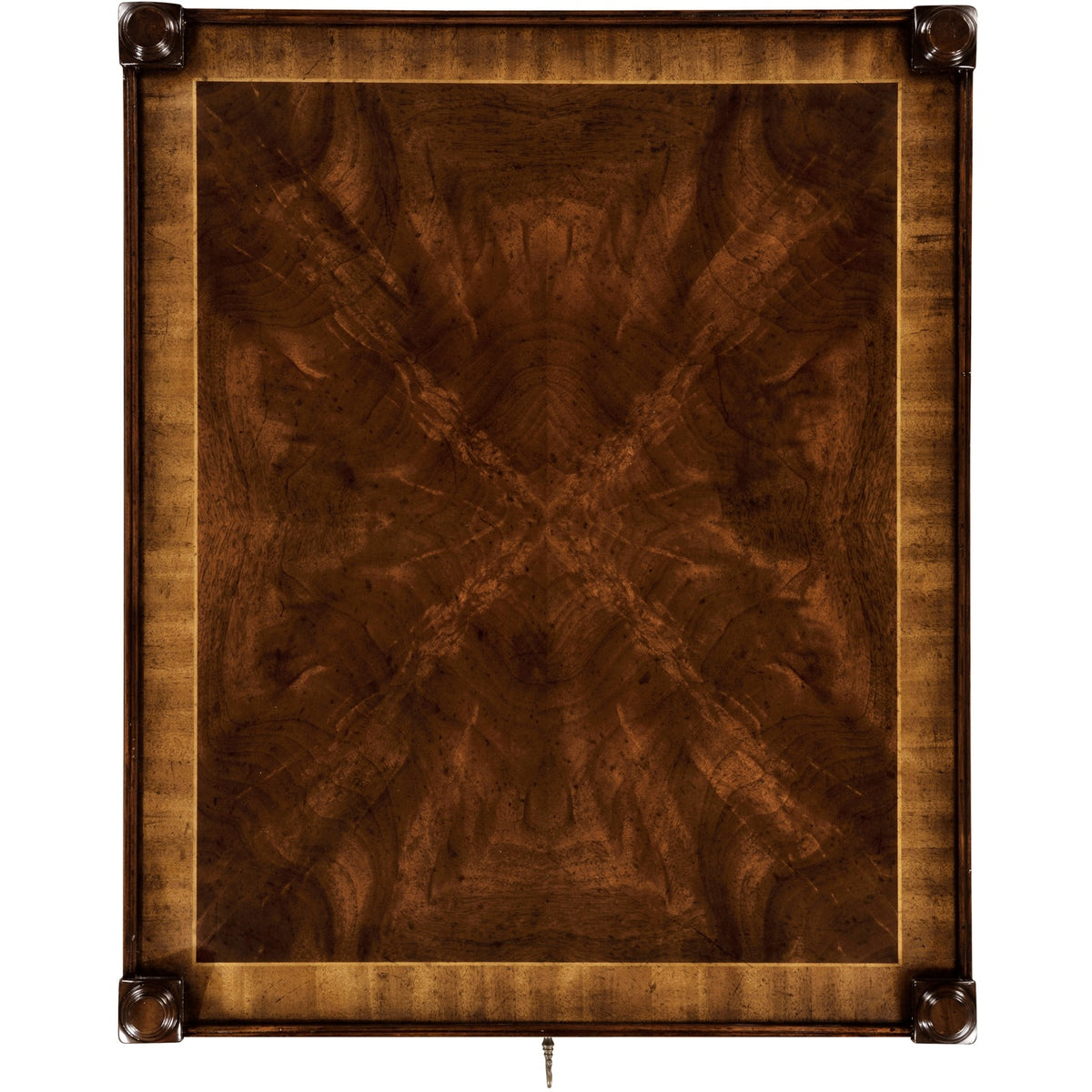 Regency Style Square Side Table – Mahogany