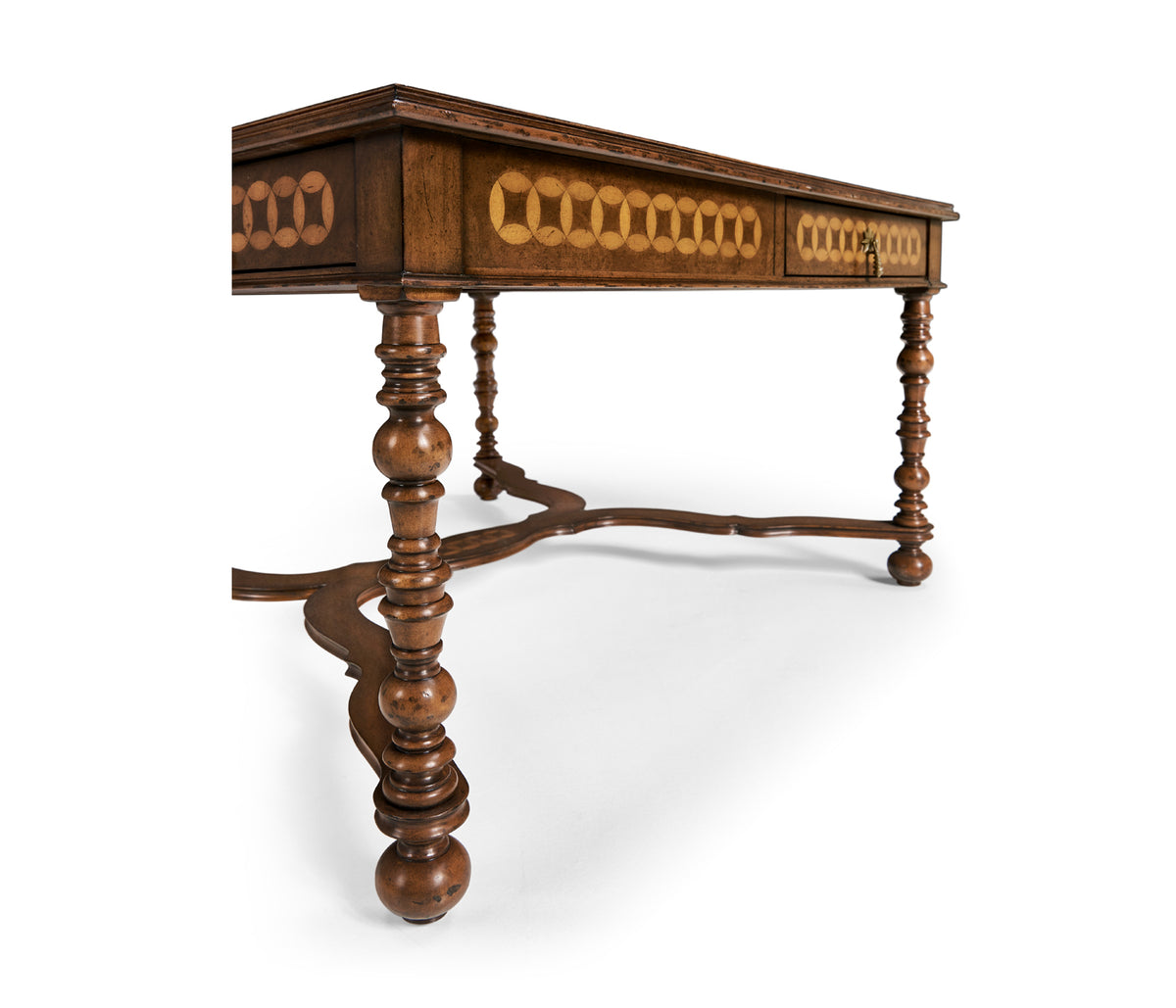 Circle Inlay Square Coffee Table