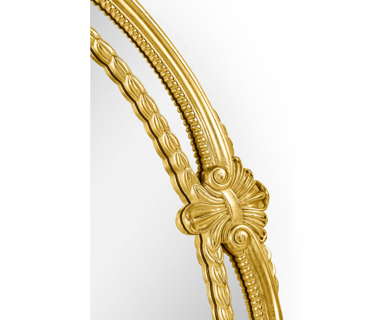 Neo-Classical Oval Mirror – Gold