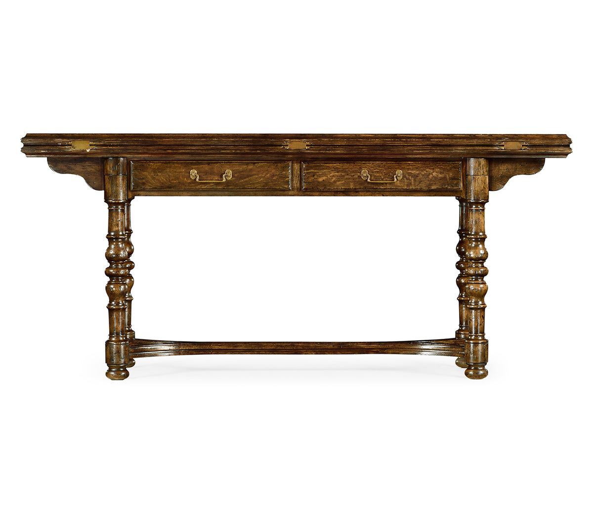 Forest Tudor Hunt Table – Dark Oak