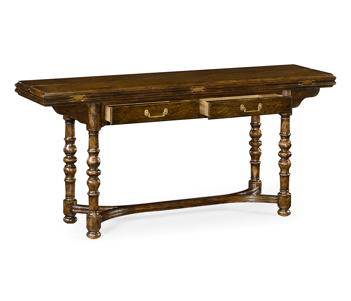 Forest Tudor Hunt Table – Dark Oak