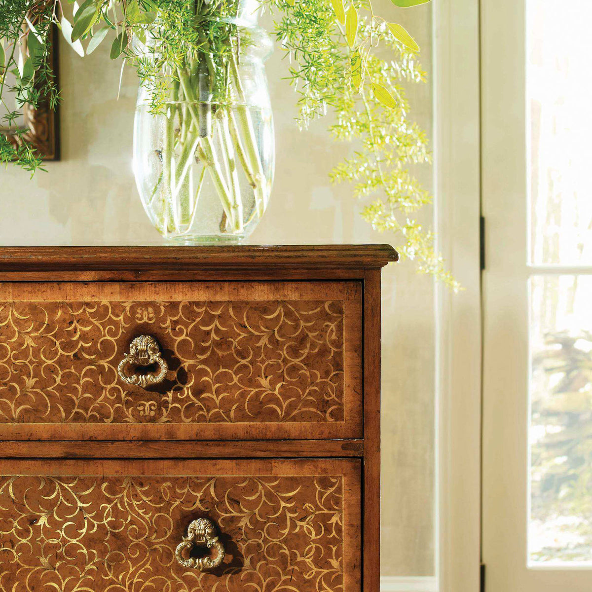 Seaweed Marquetry Chest of Drawers – Large