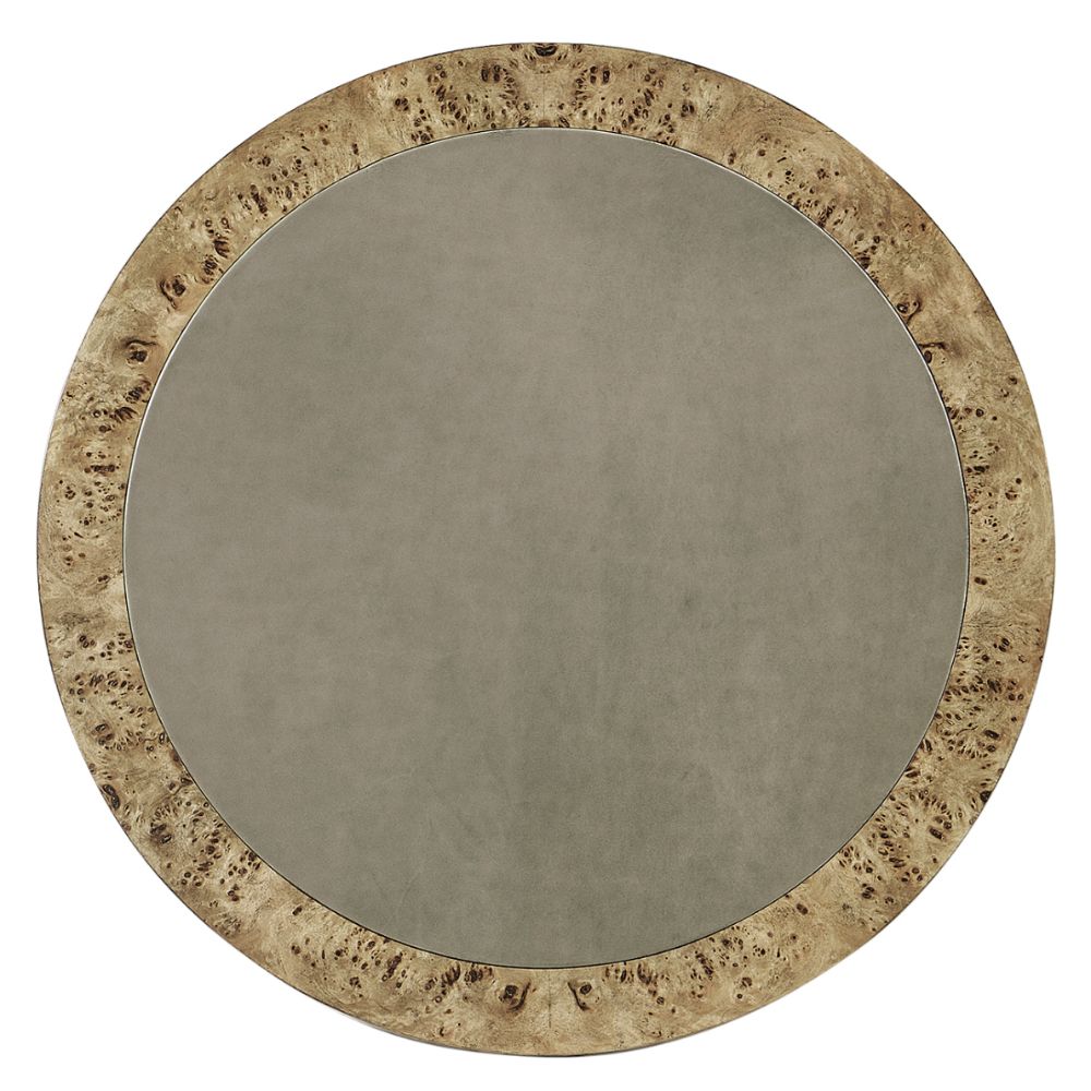 Fulgurite Golden Amber Round Side Table