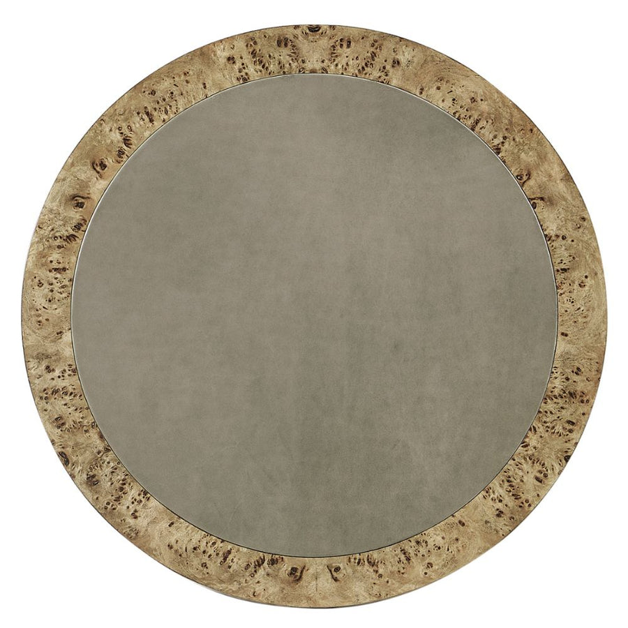 Fulgurite Golden Amber Round Side Table