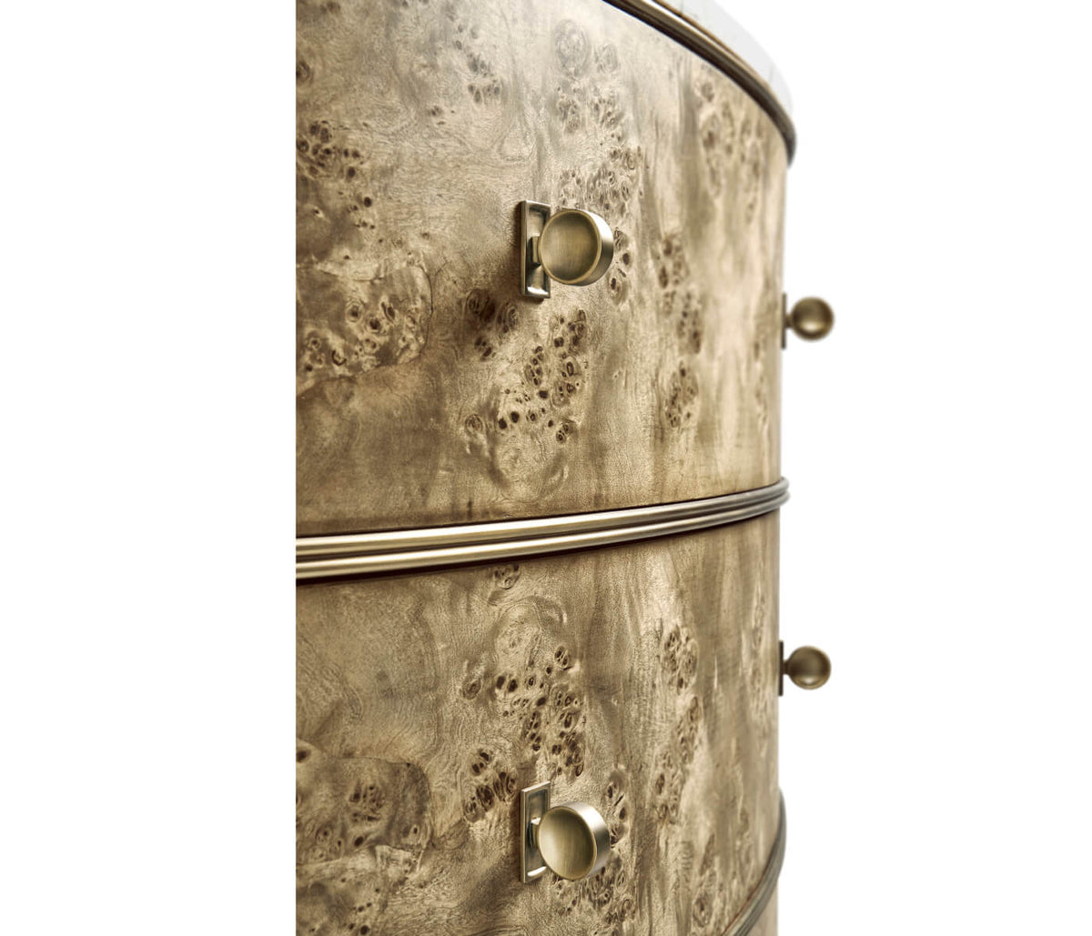 Hamilton Demilune Chest – Marble Top