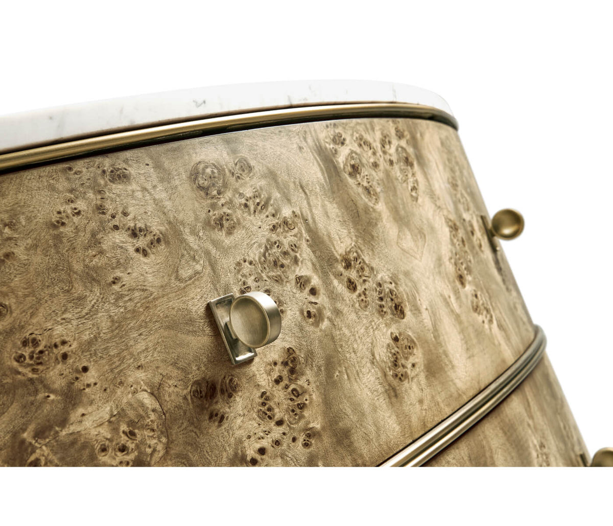Hamilton Demilune Chest – Marble Top