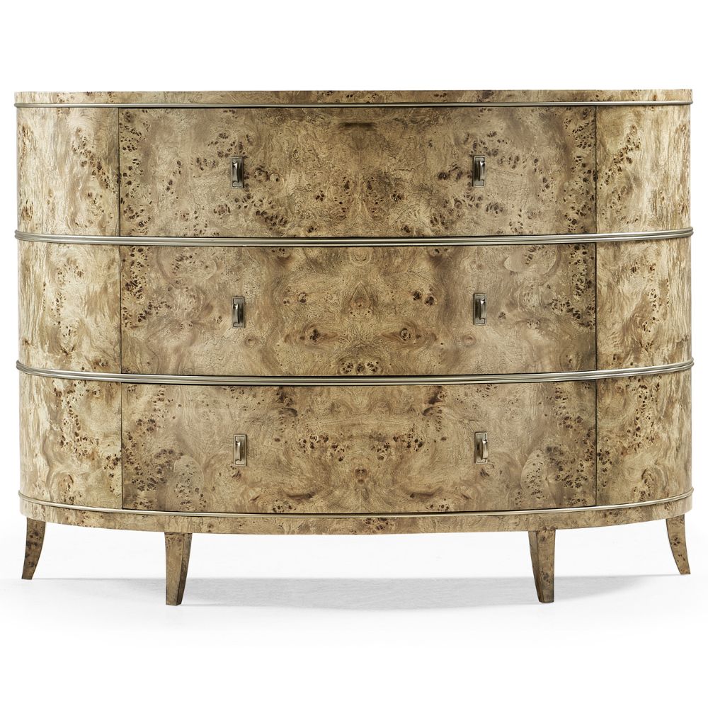 Fulgurite Demi Lune Chest of Drawers
