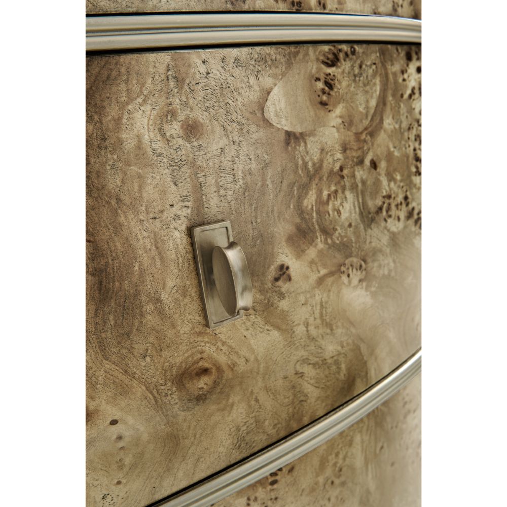 Fulgurite Demi Lune Chest of Drawers