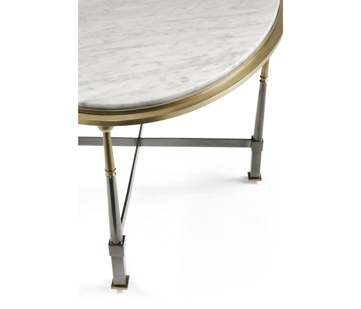 Hamilton Oval Coffee Table – Carrara Marble