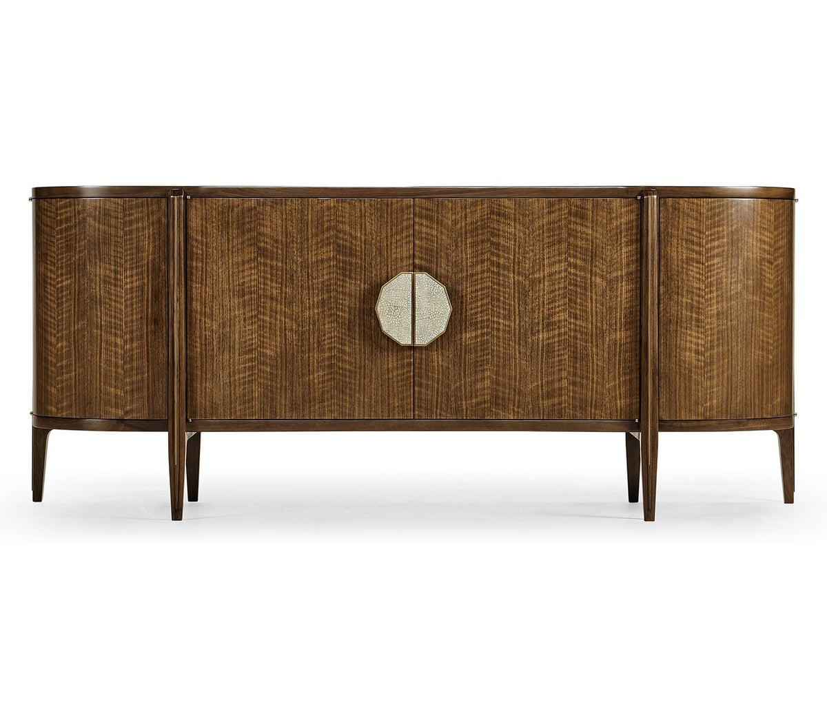 Toulouse Walnut Curved Sideboard