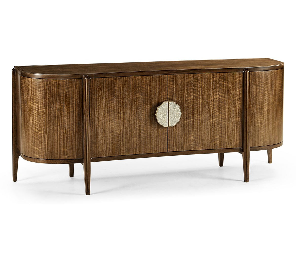Toulouse Walnut Curved Sideboard