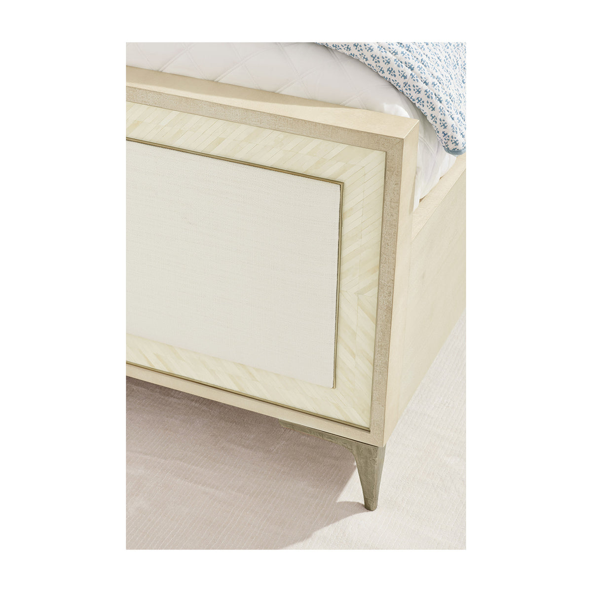 Tideline Bone & Linen Upholstered UK King Bed