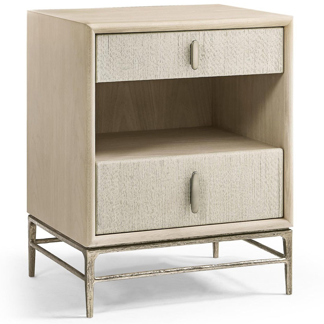 Clapotis Danish Cord Narrow Nightstand