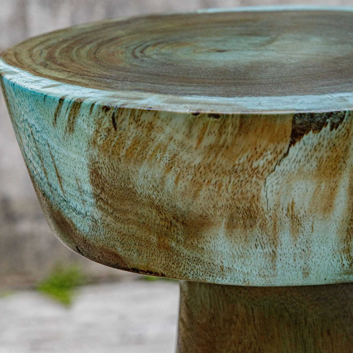 Mano Drink Table – Blue-Green