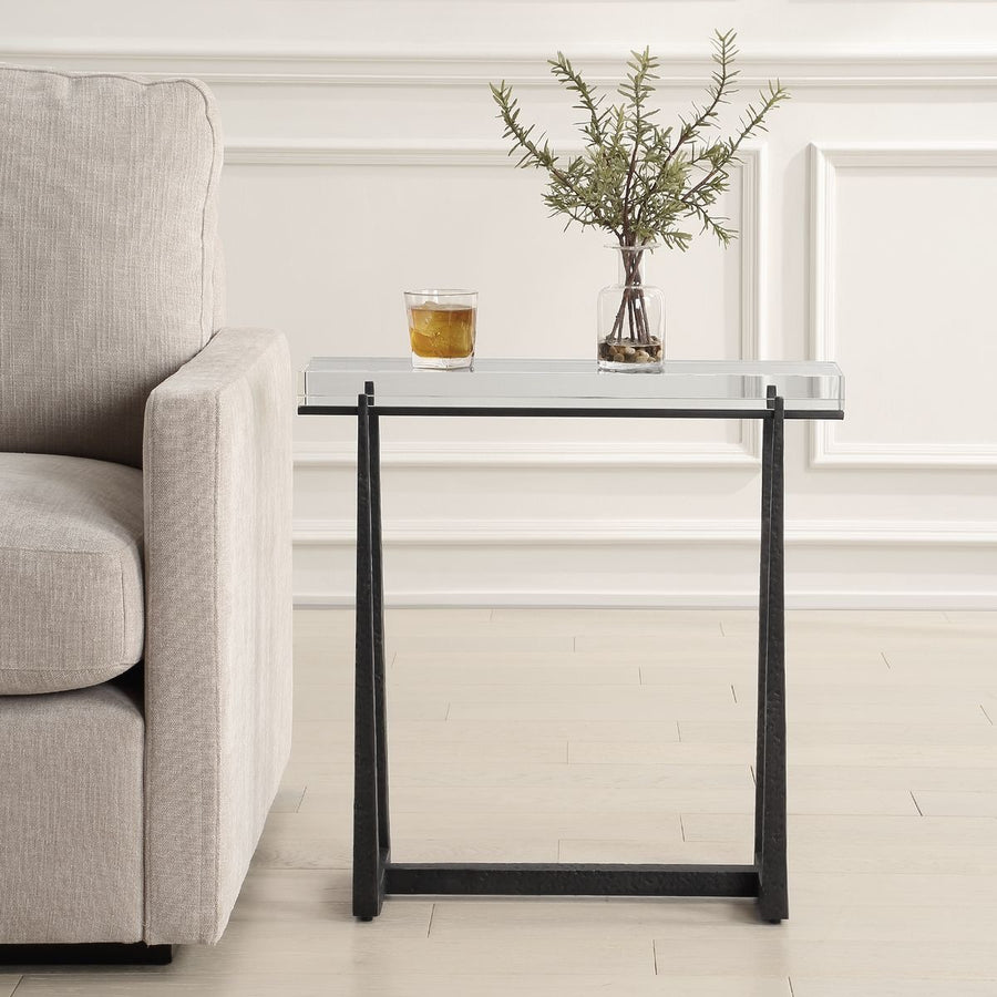 Midas Accent Table – Bronze