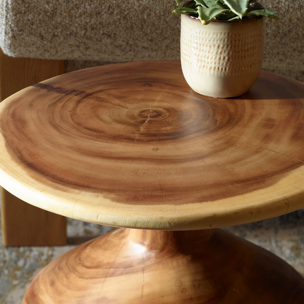 Lynx Hourglass Accent Table