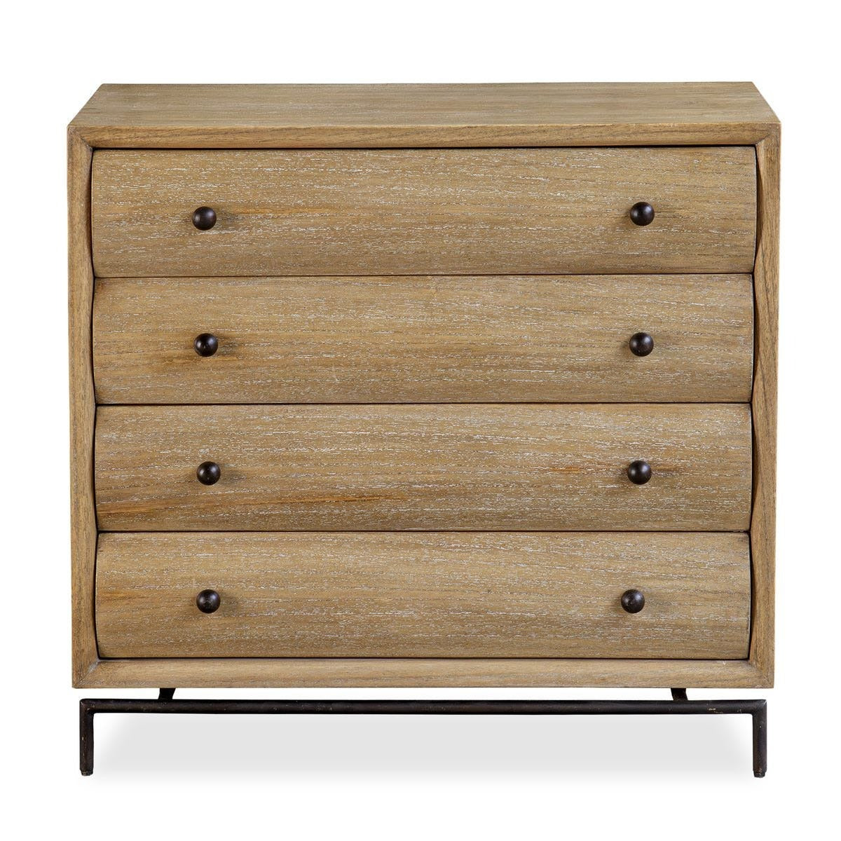 Millard Curved Four Drawer Chest