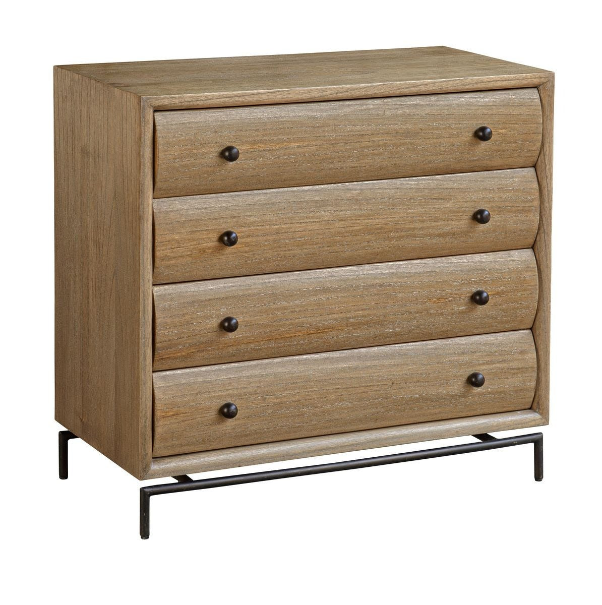 Millard Curved Four Drawer Chest