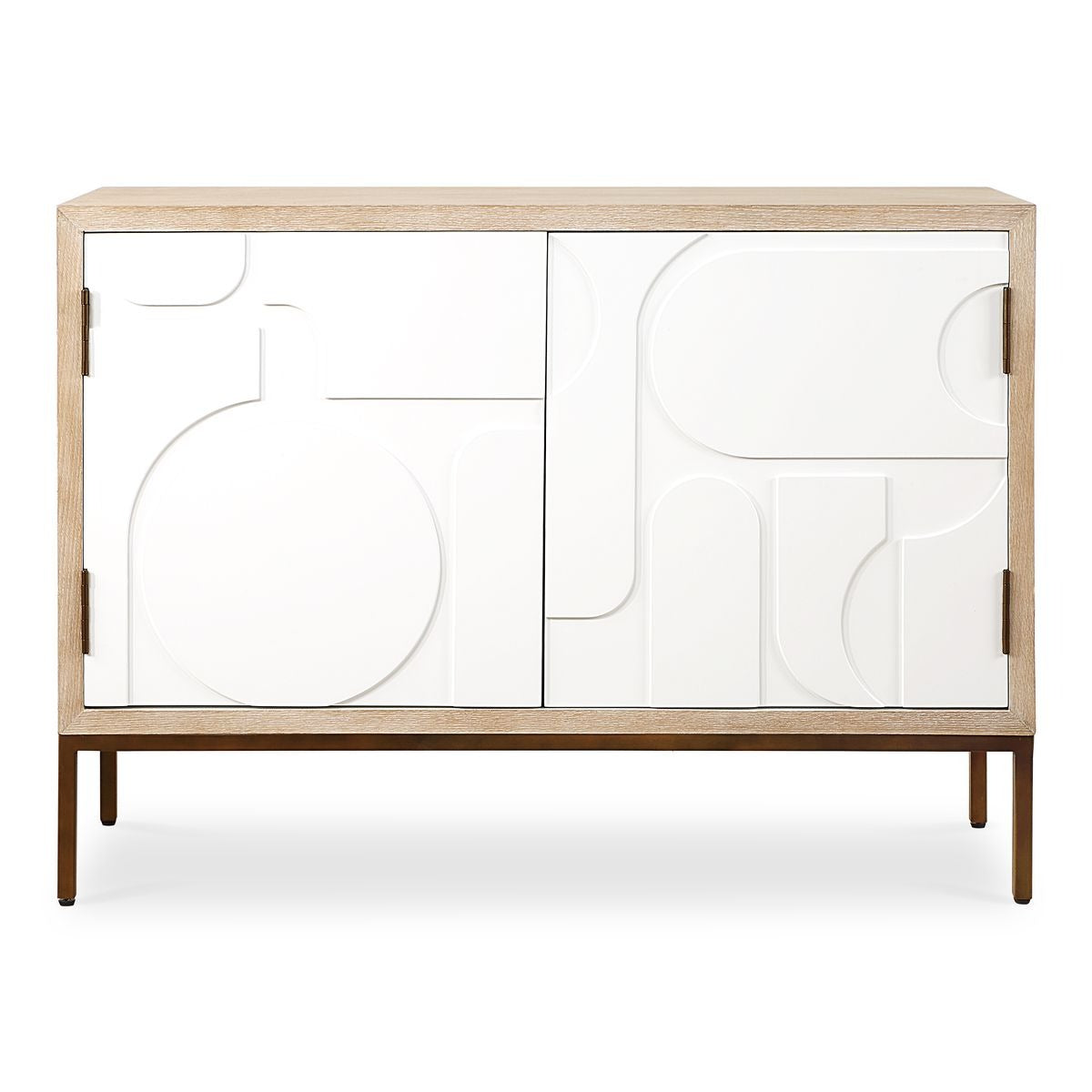 Weimar 2 Door White Cabinet