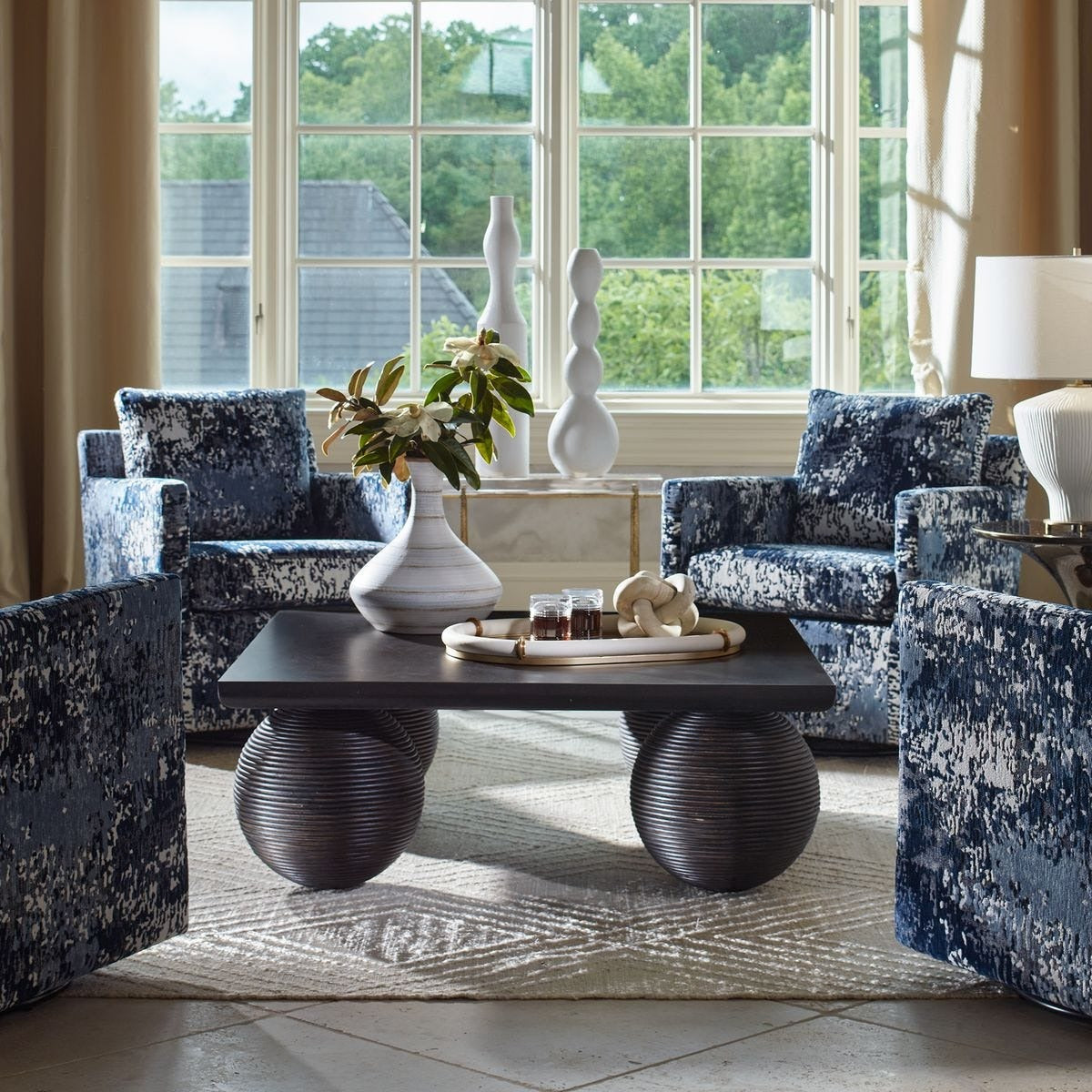 Kasson Sphere Leg Coffee Table