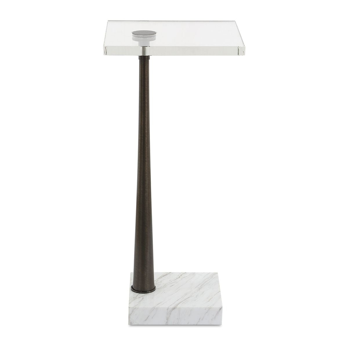 Pelton Marble Glass Drink Table