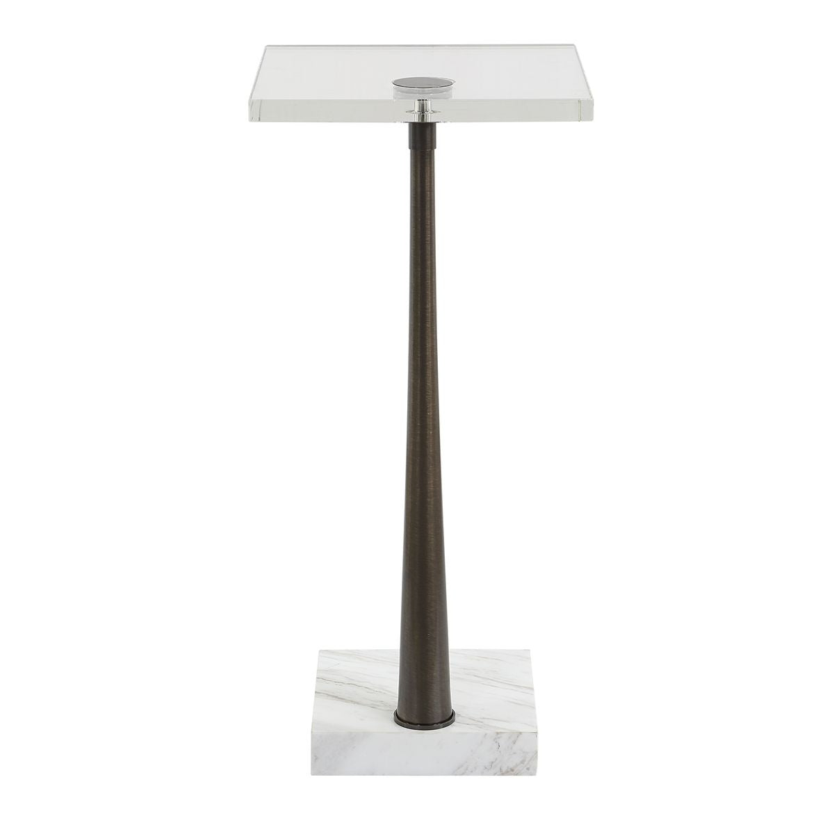 Pelton Marble Glass Drink Table