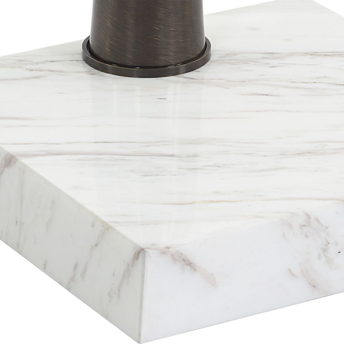 Pelton Marble Glass Drink Table