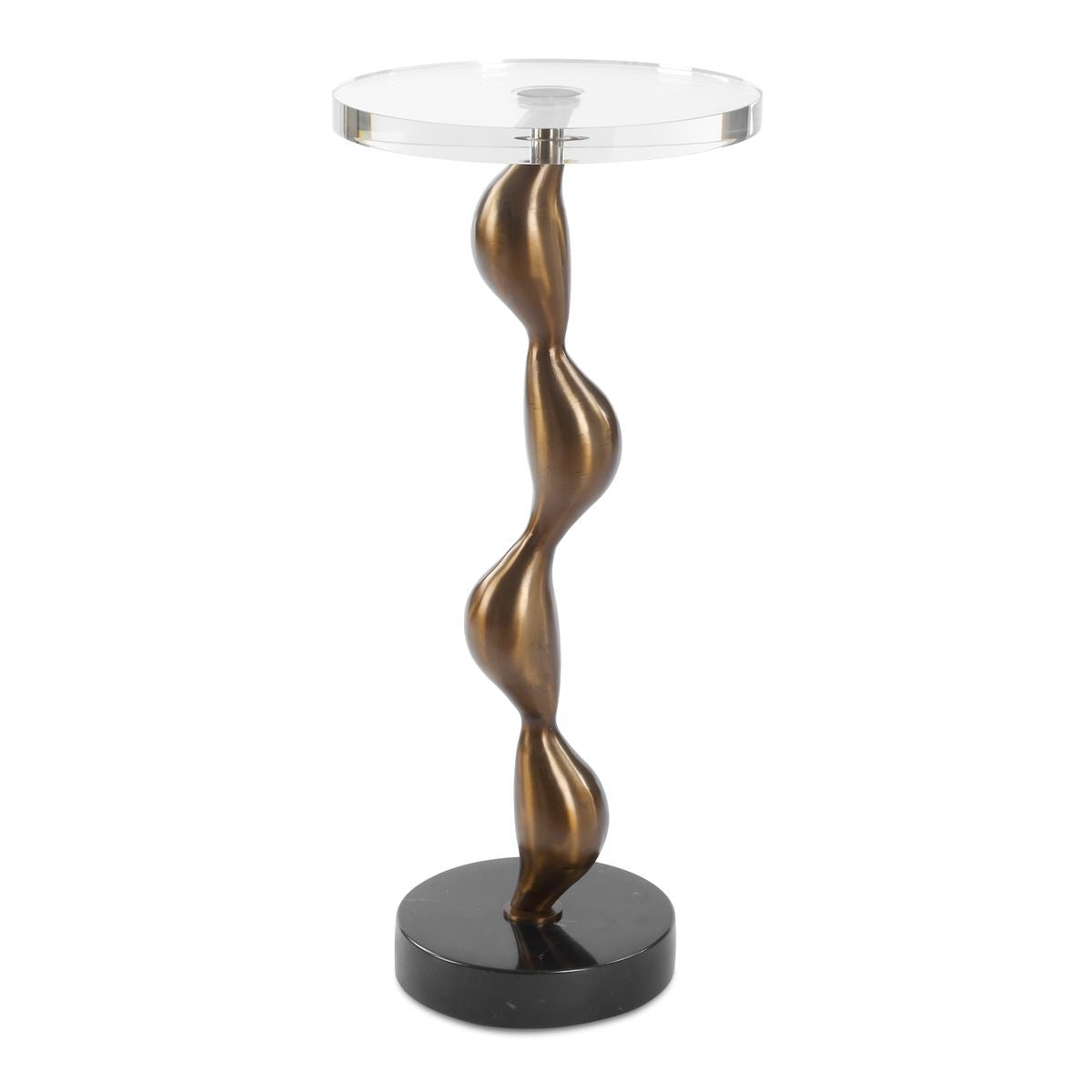 Remolino Bronze Drink Table