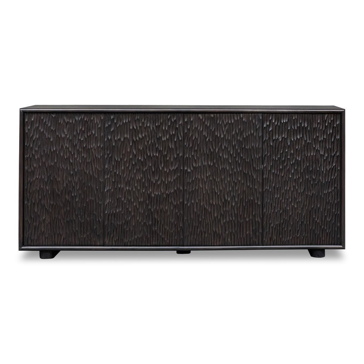 Stevenson Chiseled 4 Door Cabinet