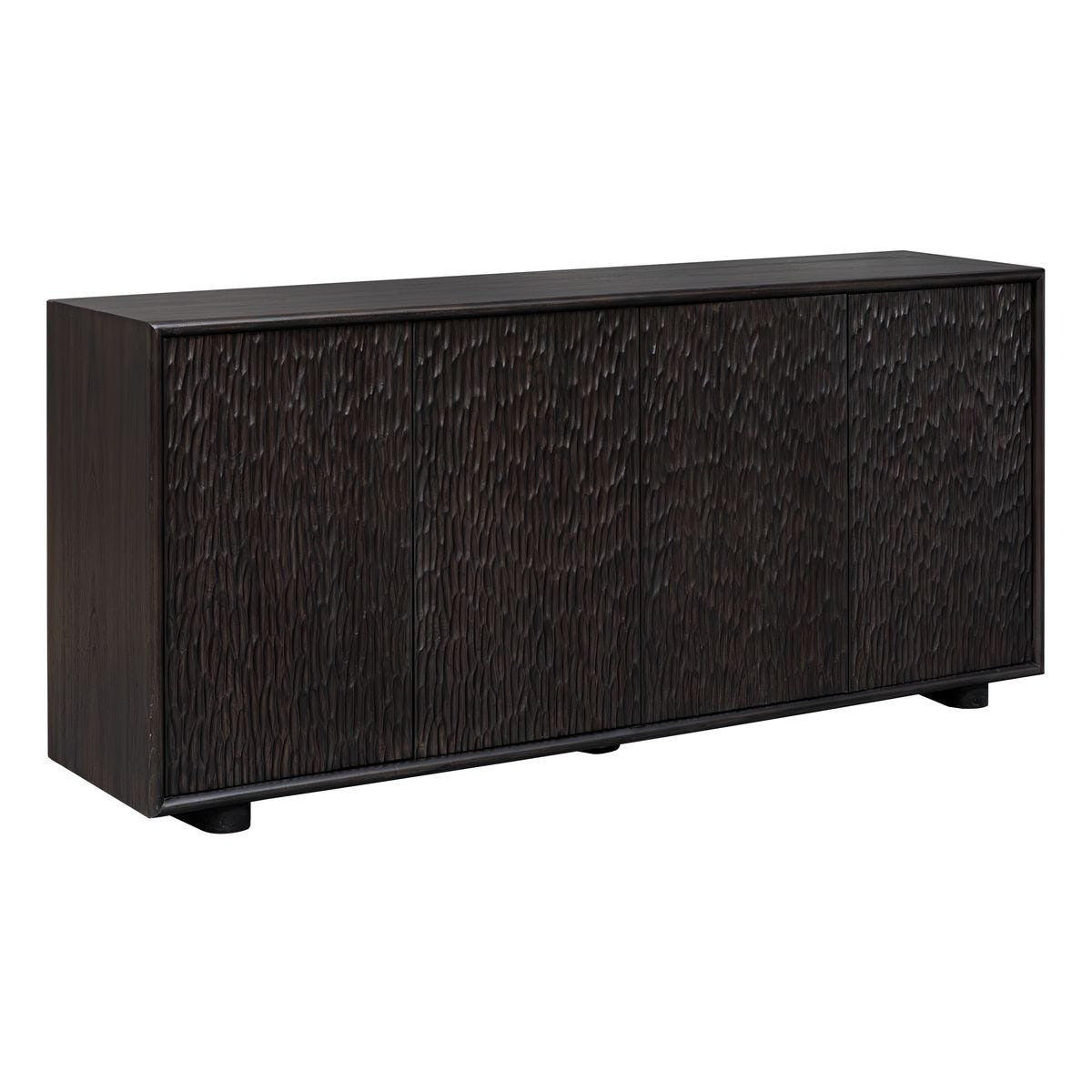 Stevenson Chiseled 4 Door Cabinet