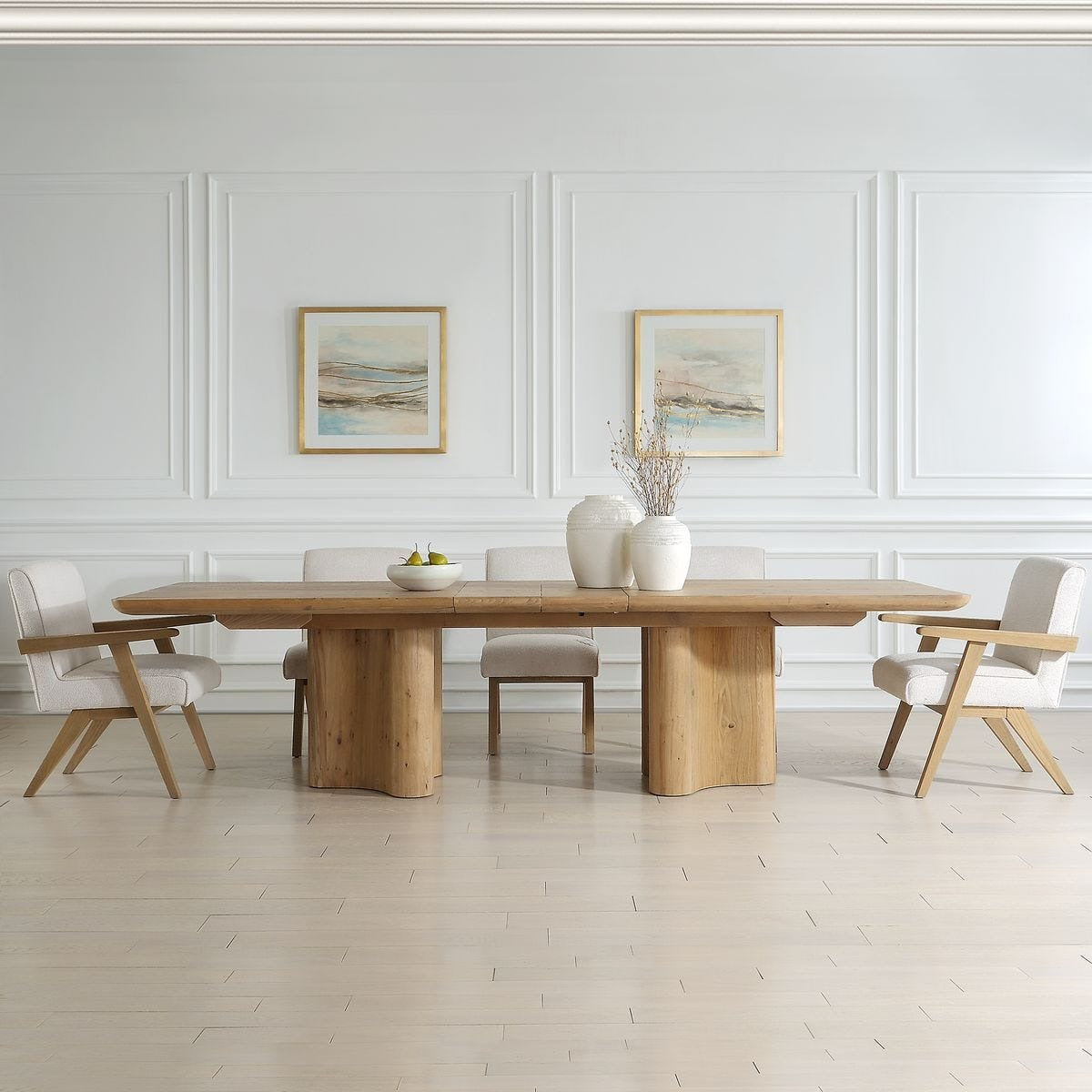 Cecelia Oak Extending Dining Table – 244–305cm
